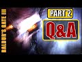 Q&A Baldur's Gate 3 | Part 2 w/ Larian Studios