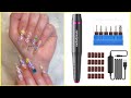 MelodySusie Portable Silvia Nail Drill Review + Mini BP Haul | Encapsulated Glitter Glass Foil Nails