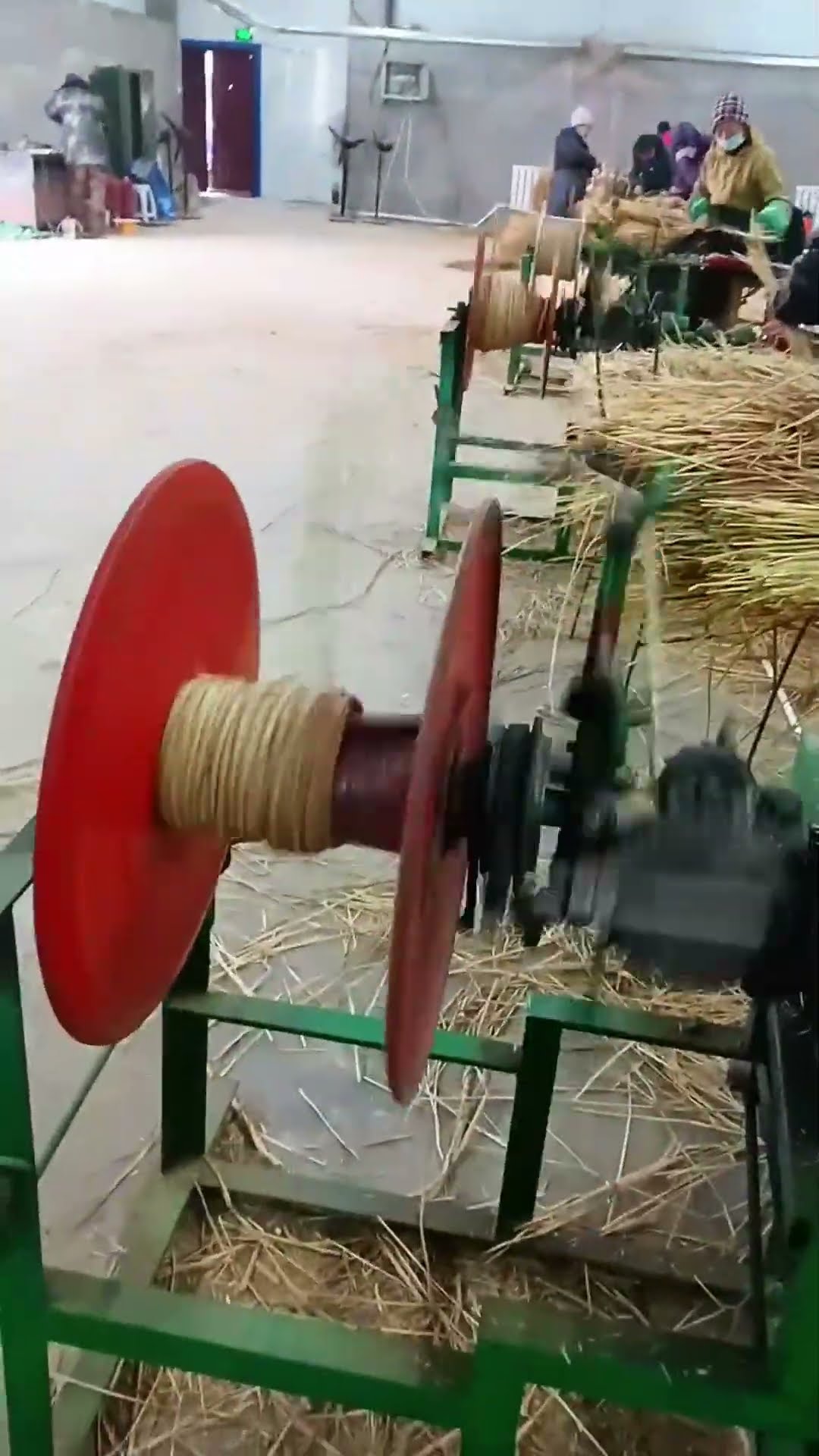 Grass rope production process- Good tools and machinery make work easy