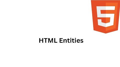 28. HTML Entities in (hindi) Language