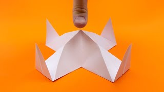 Капкан оригами. Как сделать капкан из бумаги А4 без клея и без ножниц - простое оригами