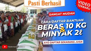 Cara Daftar Program Bantuan Beras 10Kg & Minyak 2L | Cek Status Penerima Bansos Beras & Minyak