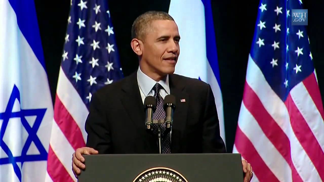 Obama Laughs With Heckler In Israel