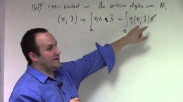 Advanced Calculus: Lecture 25 Part 1: Hodge theory, coderivative and Laplacian