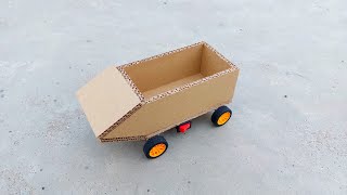 How to make a cardboard truck at home very easy.