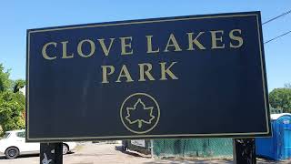Staten Island- Clove Lakes Park walk.