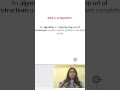 Algorithm Samjho Warna Fail Ho Jaoge ❌#algorithms #engineeringeducation #shorts #explore #cs #coding