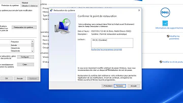 Comment restaurer le système