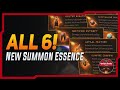 All 6 new summon essence for wizard  full test showcase  diablo immortal