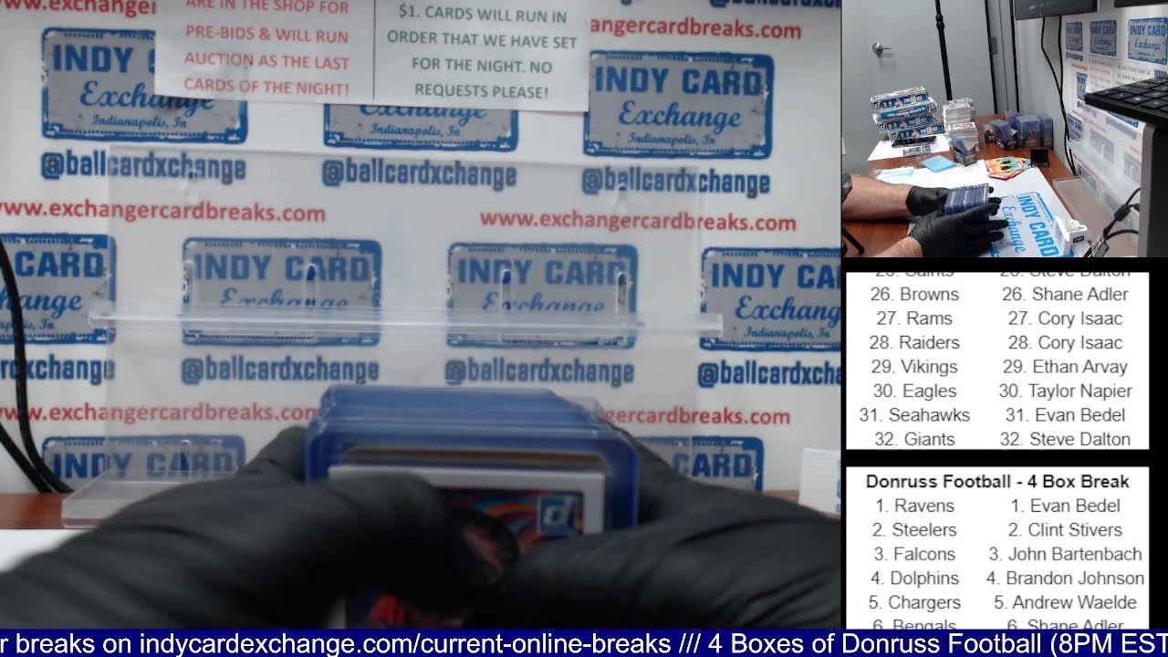 Exchanger Card Breaks - Live Stream - 9/19/2025 - 2025 Donruss Football