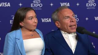 2022 D23 Expo Annabelle Davis and Warwick Davis Interview on 'Willow'