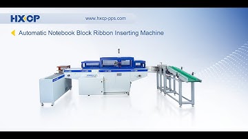 Workshop Tour on HX2000 Notebook Block Ribbon Inserting Machine with Doris