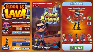 EXTREME SUBWAY SURFERS CHALLENGE: RUNNING ON LAVA WITH SUPER RUNNER FERNANDO screenshot 4