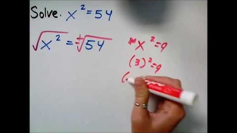 Solving a quadratic equation using the square root property, exact answers, basic