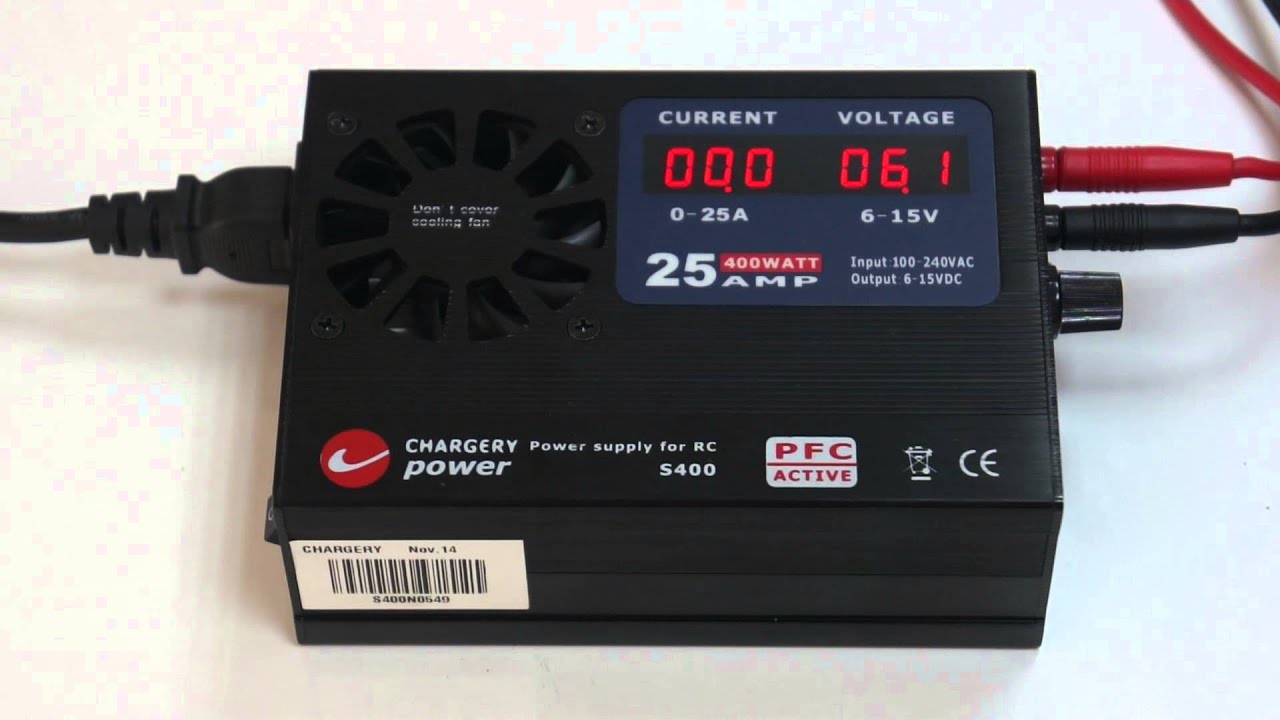 Chargery Power S400 Güç Kaynağı YouTube