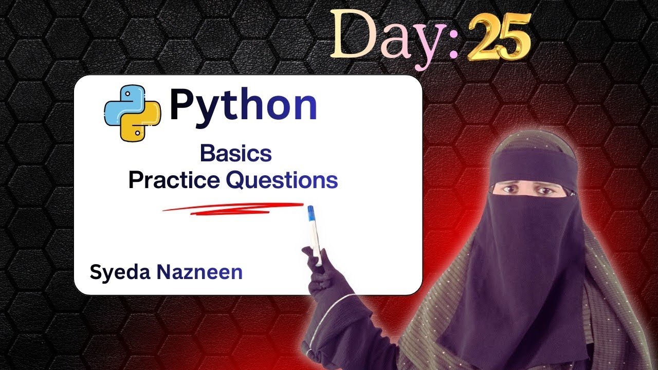 Python Basics Practice Questions 🔥 | Interview & Exam Ready - YouTube