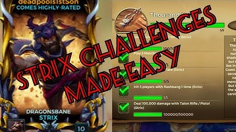 strix trials of the realm challenges made easy.