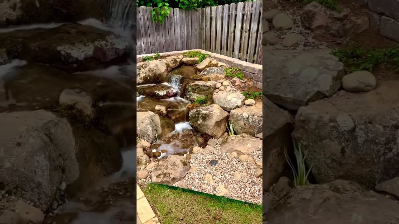 Escape The Hassle Transform Your Backyard With A Pondless Waterfall