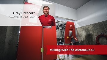 Milking with the A5 Astronaut - West Coast Robotics Learn With Lely
