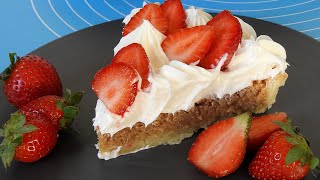 Strawberry Almond Tart - Dessert Fruit Tart by Ninik Becker 874 views 6 months ago 5 minutes, 32 seconds