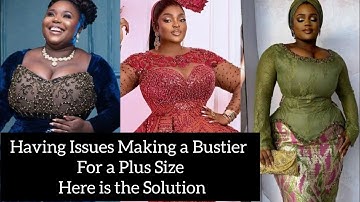 How to Cut and Sew a Plus Size Princess Bustier Pattern / Princess cut Blouse for heavy Breast