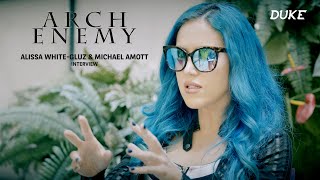 Arch Enemy - Interview Alissa White-Gluz &amp; Michael Amott - Paris 2022 - Duke TV [Subs]