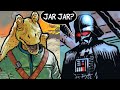 JAR JAR'S BROTHER SHOWS UP TO FIGHT DARTH VADER(CANON) - Star Wars Comics Explained