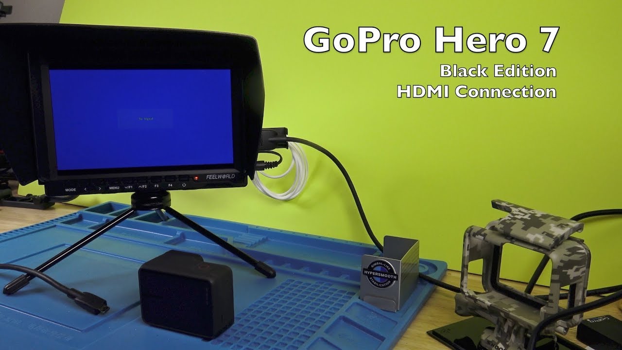 Hvordan Kunstig tæppe GoPro Hero 7 - HDMI Connection - YouTube