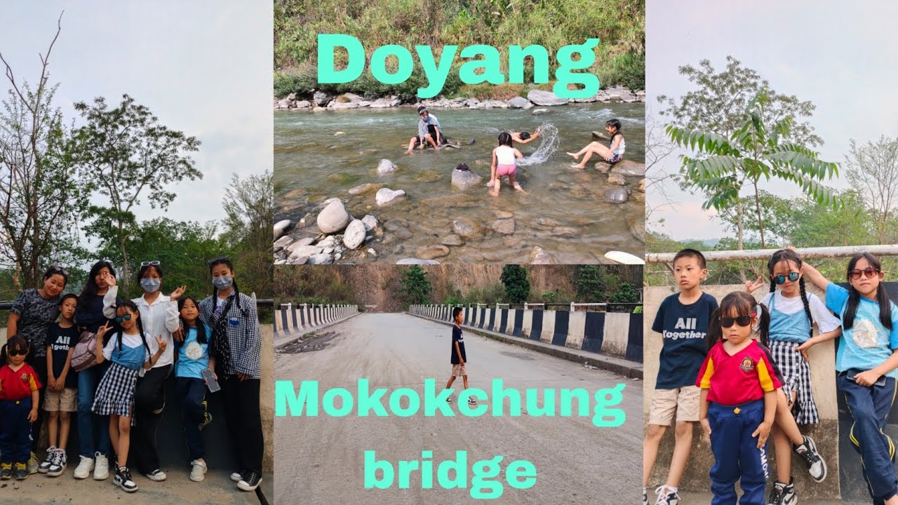 Family picnic at Mokokchung bridge 🌉#having fun# Best day || Naga kids