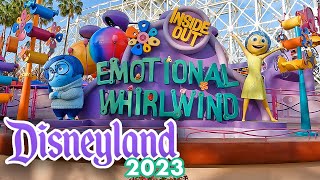 Inside Out Emotional Whirlwind 2023  Disney California Adventure Ride [4K POV]