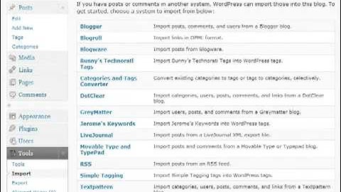 Moving A Wordpress 2.7 Blog To a New Server