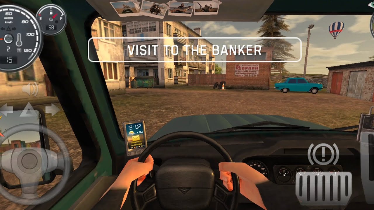 Russian Car Driver UAZ Hunter Story K Mission Visit To The Banker