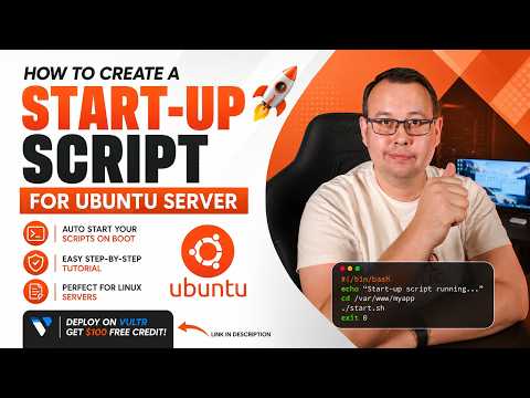 How to create a start-up script for Ubuntu server