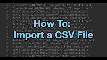 [1/2] Import CSV Data In Symfony 3