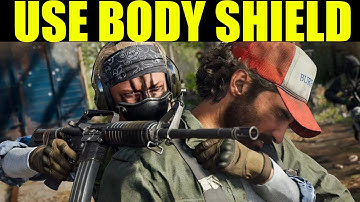 how to use HUMAN SHIELD feature in black ops 6 (use other players as a shield)