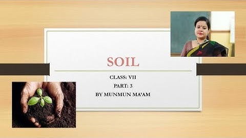 Chapter : 9 SOIL / NCERT/ Class 7/ Part :3