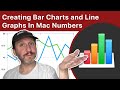 Creating Bar Charts and Line Graphs In Mac Numbers