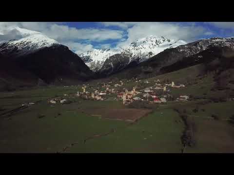 svanetie georgie georgia drone 4k mavic pro Svaneti Suanie სვანეთი)