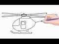 How to Draw a Helicopter Easy Step by Step