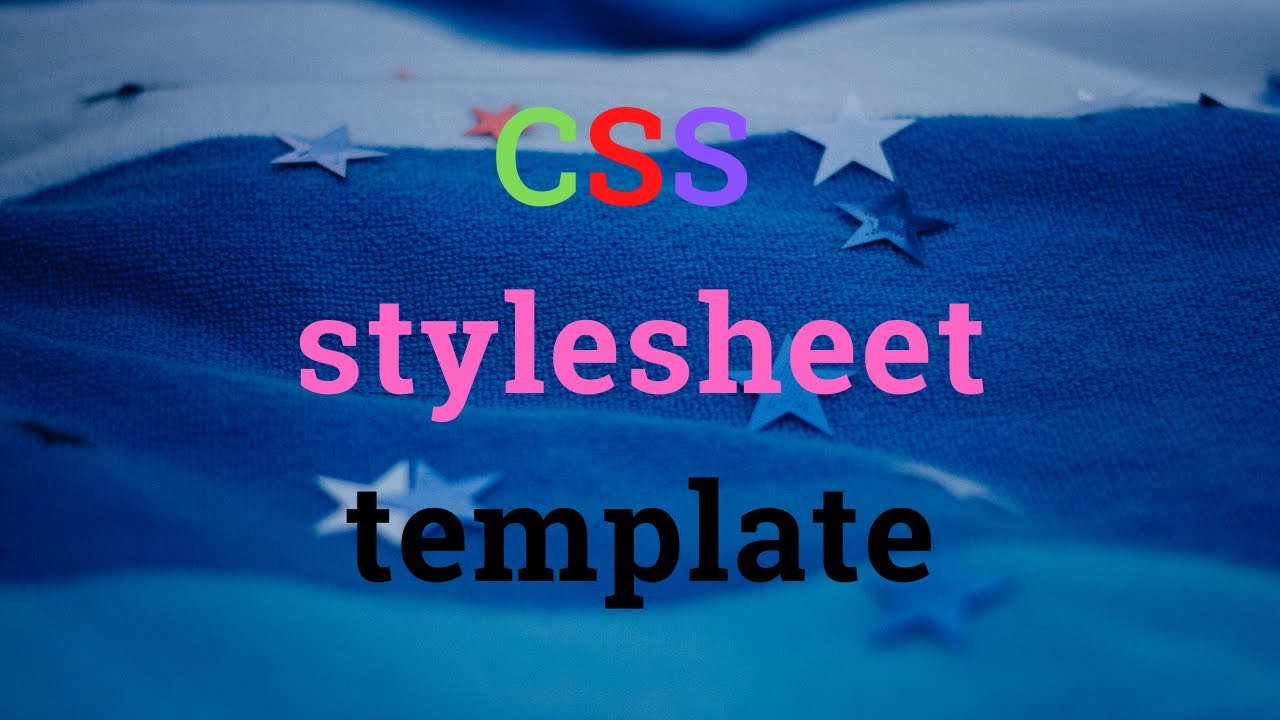 CSS | stylesheet template | learn how to design ''a'' tag tutorial ...