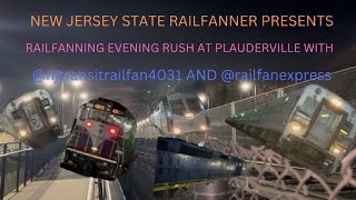 Railfanning Evening Rush at Plauderville with @njtransitrailfan4031 and @railfanexpress