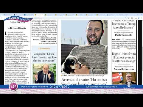 SVEGLIA TRIESTE! | 03/07/2024