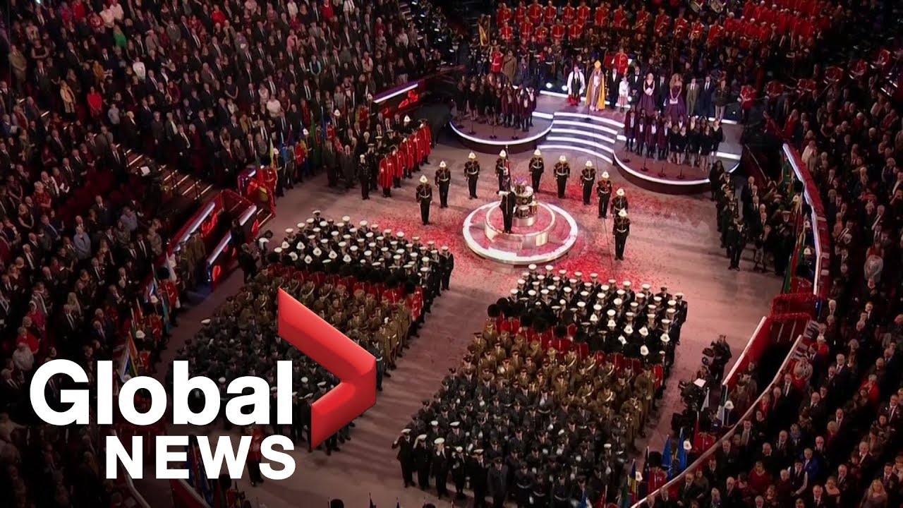 Boris Johnson, members of royal family attend Remembrance event in U.K.