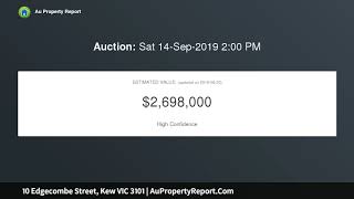 10 Edgecombe Street, Kew VIC 3101 | AuPropertyReport.Com