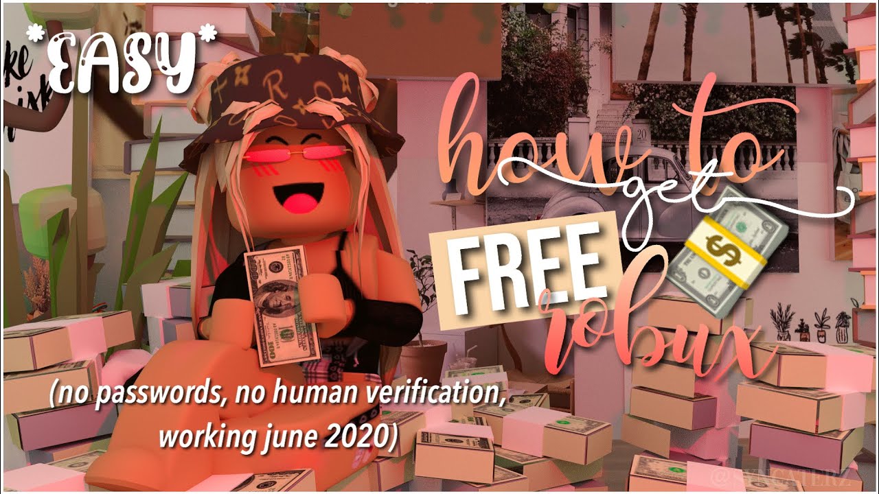 Free Robux No Password Or Human Verification 2020