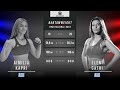 Cage survivor 13 aimilia kapri vs eleni gathi full fight