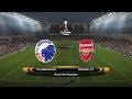 Pes 18 UEFA Europa League Fase de Grupo FC Kobenhavn x FC Arsenal Gameplay Ps4