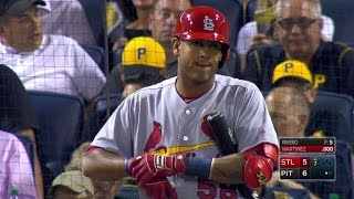 After 10 years in the minors, jose martinez makes his debut, notching
first mlb plate appearance against pirates check out
http://m.mlb.com/video for...