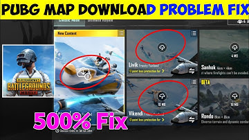 Pubg 4.1 Map Download Problem | Pubg Map Download Problem | Pubg Map Download Error