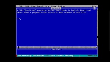 Qbasic file handling append mode enter more details